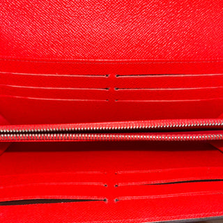 LOUIS VUITTON Red Epi Twist Wallet
