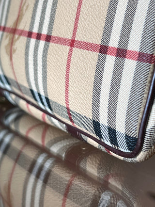 BURBERRY Haymarket Check Tote Bag