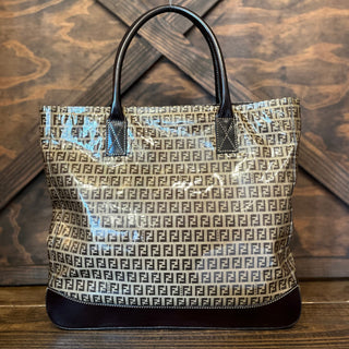 FENDI Zucca Brown PVC Tote