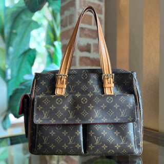 LOUIS VUITTON Multipli Cite Monogram Canvas Tote Bag