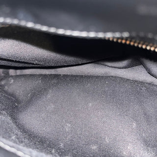 SAINT LAURENT Medium LouLou Black Matelasse Shoulder Bag