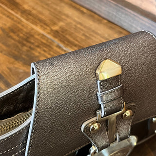 VERSACE Chain Bag Silver Medusa Head Shoulder Bag