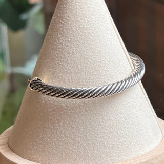 DAVID YURMAN Classic Cable Sterling Silver Amethyst Bracelet