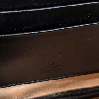 GUCCI GG Marmont Vanity Black Matelassé Leather Crossbody Bag