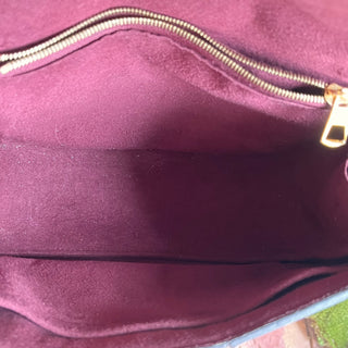 LOUIS VUITTON Wight Damier Ebene Bordeaux Canvas Shoulder Bag