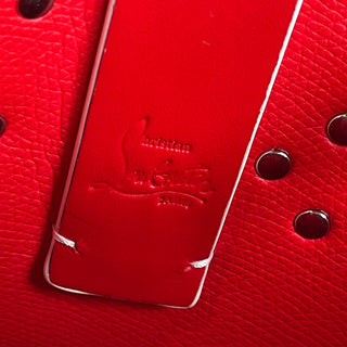 CHRISTIAN LOUBOUTIN North South Cabata Mini Calfskin Empire Spike Studded Tote