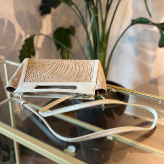 BRAHMIN Embossed Lenox Clutch
