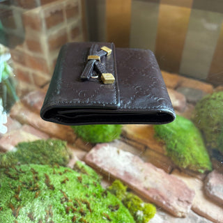 GUCCI Princy GG Web Brown Wallet