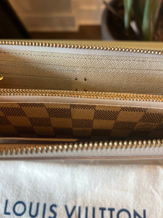LOUIS VUITTON Damier Azur Clemence Wallet