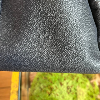 LOUIS VUITTON Ponthiue Marine Rouge Empreinte Leather Shoulder Bag