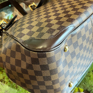 LOUIS VUITTON Verona GM Damier Ebene Canvas Shoulder Bag