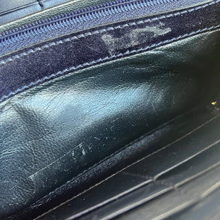 GUCCI GG Imprime Wallet Blue Canvas Wallet