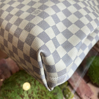 LOUIS VUITTON Graceful PM Damier Azur Canvas Hobo Bag