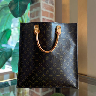 LOUIS VUITTON Sac Plat Monogram Canvas Tote