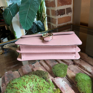GUCCI Medium Interlocking G Dollar Calfskin Shoulder Bag