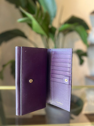FERRAGAMO Leather Gancini Continental Wallet
