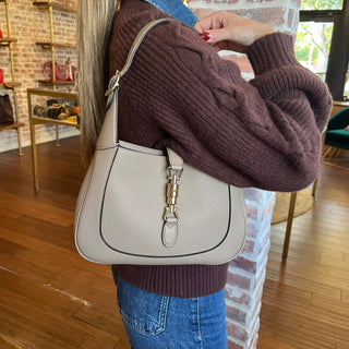 GUCCI Jackie 1961 Medium Leather Hobo Bag