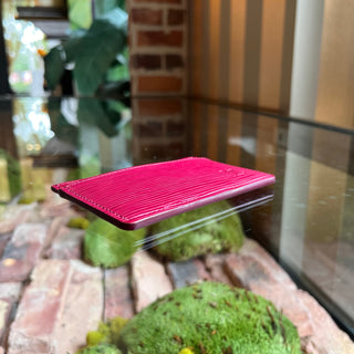 LOUIS VUITTON Burgundy Epi Card Case
