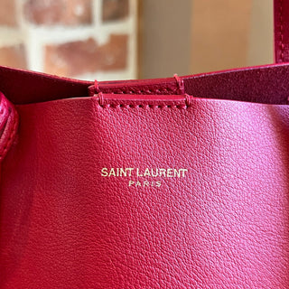 SAINT LAURENT North South Toy Calfskin Tote Bag