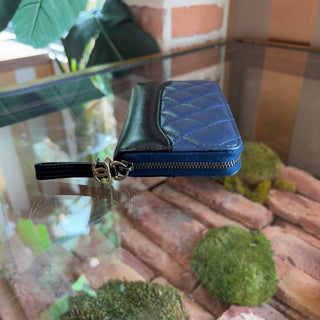 CHANEL Aged Calfskin Quilted Small Gabrielle Zip Around Wallet