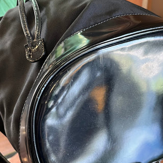 GUCCI Bamboo Sling Nylon Vintage Shoulder Bag