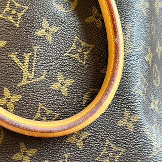 LOUIS VUITTON Lockit Vertical Brown Monogram Canvas Tote
