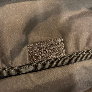 GUCCI Beige Brown GG Canvas Diaper Crossbody Bag
