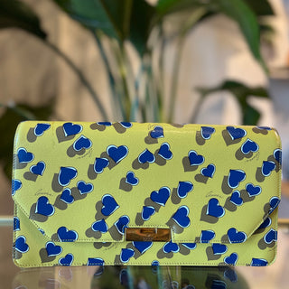 GUCCI Green Heart Clutch