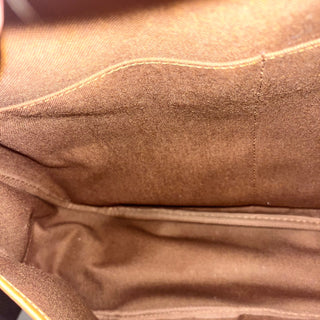 LOUIS VUITTON Saumur 35 Monogram Canvas Vintage Crossbody Bag