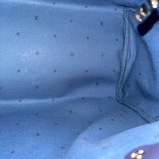 LOUIS VUITTON Speedy Bandouliere 30 Blue Escale Canvas Satchel Bag