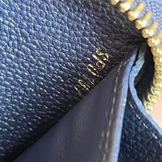 LOUIS VUITTON Zippy Marine Rouge Monogram Empreinte Wallet