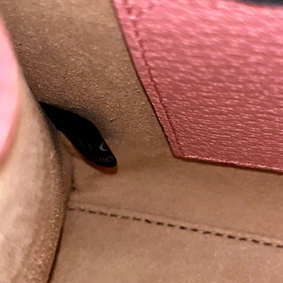 GUCCI Diana Small Textured Dollar Calfskin Web Tote Bag