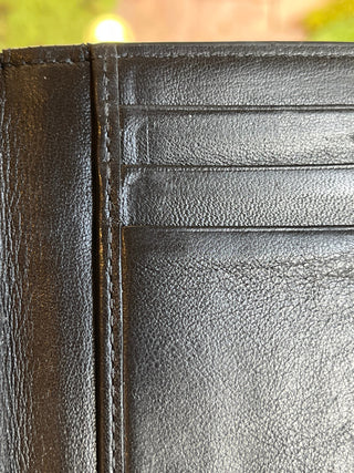 Dior Black Oblique Galaxy Leather Men's Wallet