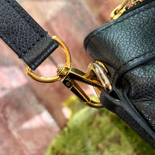 LOUIS VUITTON Bastille PM Black Monogram Empreinte Leather Tote Bag
