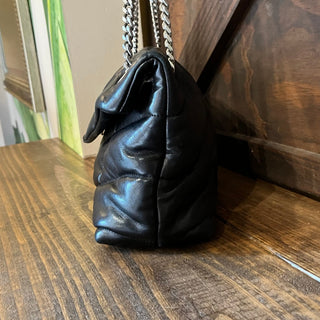 SAINT LAURENT Small Loulou Puffer Quilted Shoulder Bag