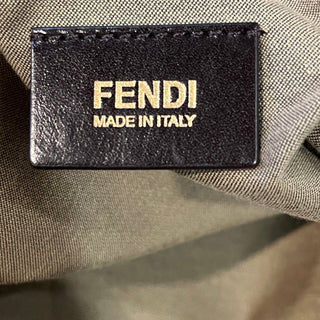 FENDI Shopper Pink Cheetah Print Canvas Tote