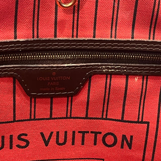 LOUIS VUITTON Neverfull MM Damier Ebene Canvas Tote