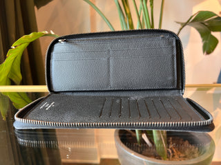 LOUIS VUITTON Monogram Eclipse Vertical Zippy Wallet