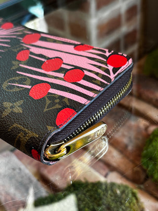 LOUIS VUITTON Monogram Jungle Dots Zippy Wallet