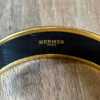 HERMES Purple Coin Purse Bangle