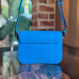 VERSACE La Medusa Small Leather Flap Shoulder Bag