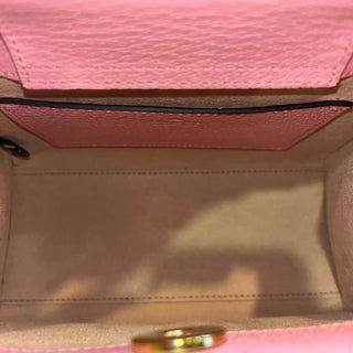 GUCCI Diana Small Textured Dollar Calfskin Web Tote Bag