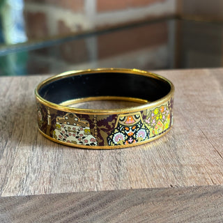 HERMES Purple Coin Purse Bangle