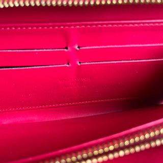 LOUIS VUITTON Limited Edition Zippy Rose Indian Monogram Wallet