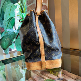 LOUIS VUITTON Noe Brown Monogram Canvas Vintage Bucket Bag