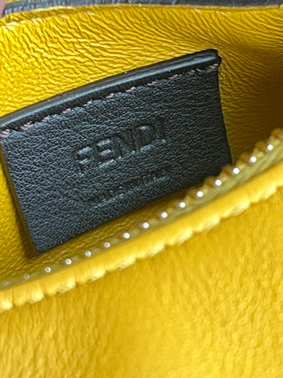 FENDI Fendigraphy Nano Yellow Handbag