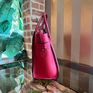 CELINE Luggage Micro Drummed Calfskin Tote Bag