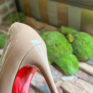 CHRISTIAN LOUBOUTIN Iriza Patent Calf Leather Pumps SZ36.5(6.5US)