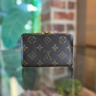 LOUIS VUITTON Vintage French Brown Monogram Canvas Wallet