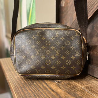 LOUIS VUITTON Reporter PM Monogram Canvas Crossbody Bag